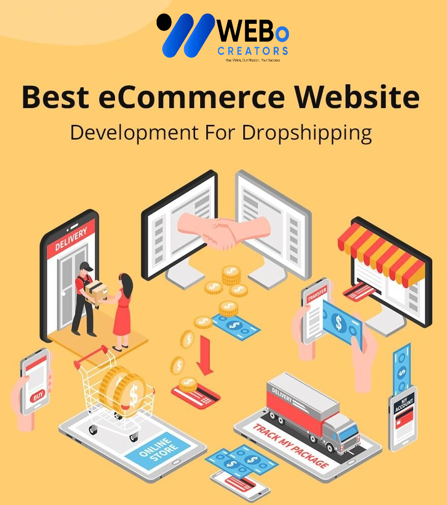 Modern Shopify dropshipping store design for online selling in Manchester, UK 2026