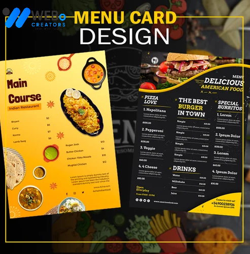 Restaurant digital menu board Manchester, UK menu printing services online food menu design 2026