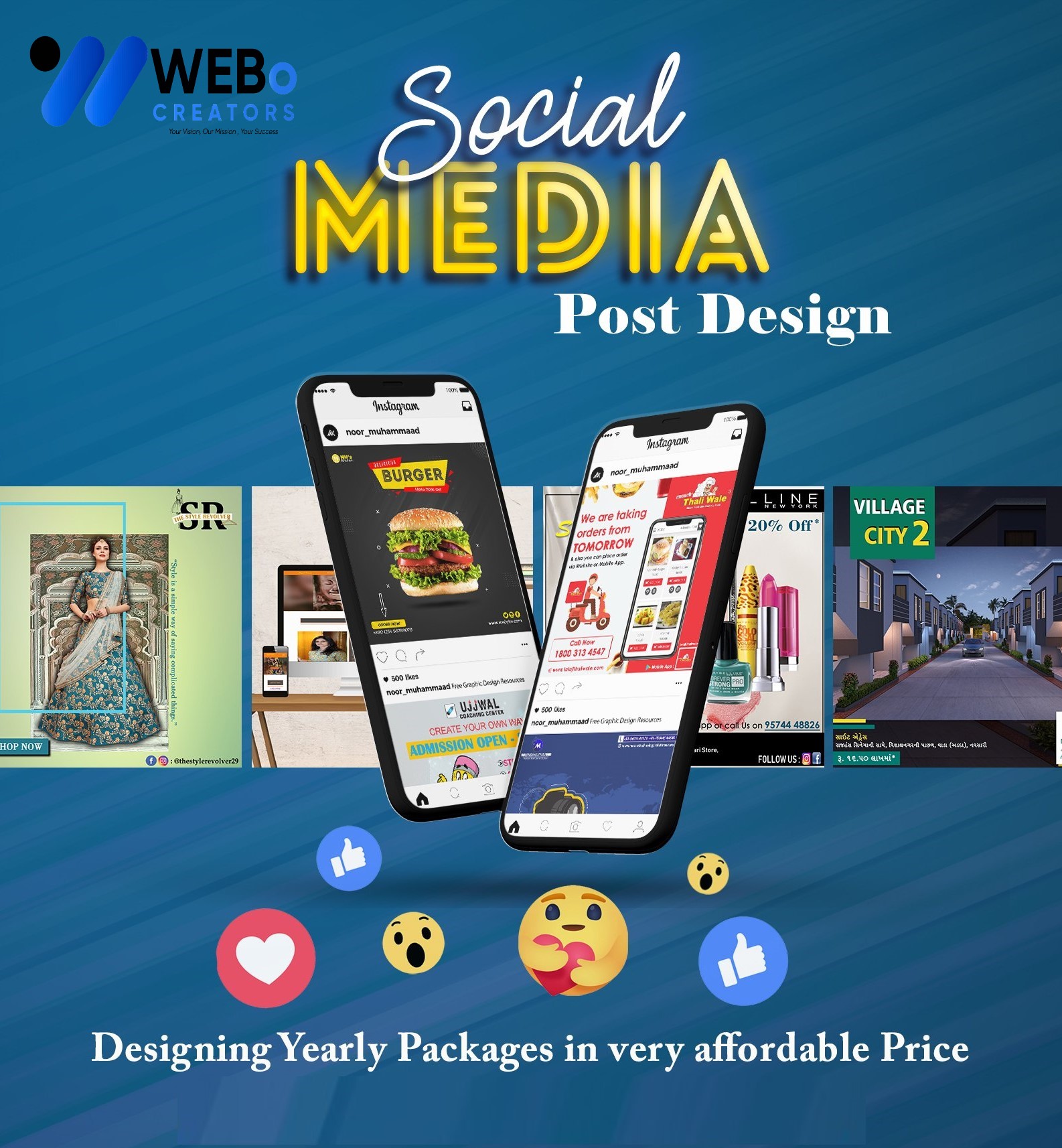 Social Media Post Design Services in Manchester, UK for Businesses and Brands